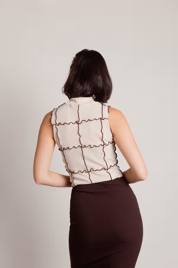 Perfect Timing Tank Top - Beige