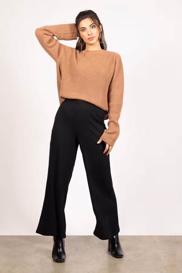 Safe Inside Open Back Sweater - Sienna