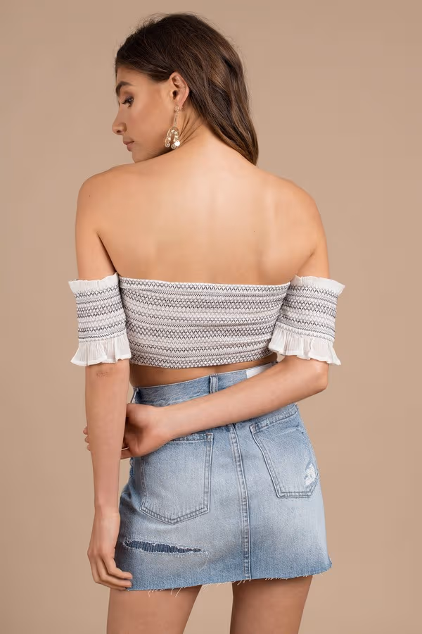 Pistola Lolita Denim Mini Skirt - Light Wash