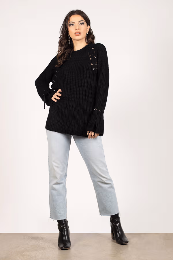 Knit Fit Loose Knit Sweater - Mocha