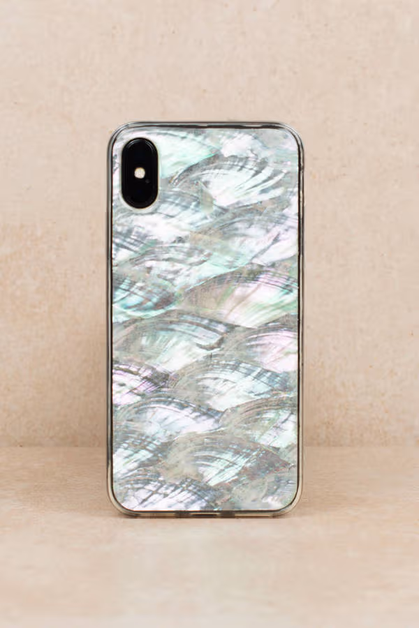 Cher Iridescent Iphone Case - White