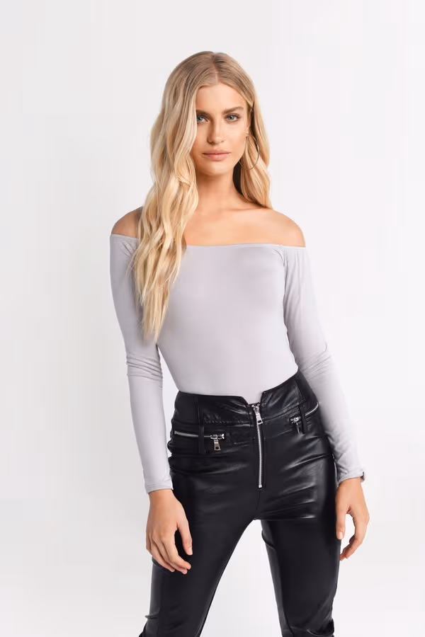 Cosette Off The Shoulder Bodysuit - Ivory