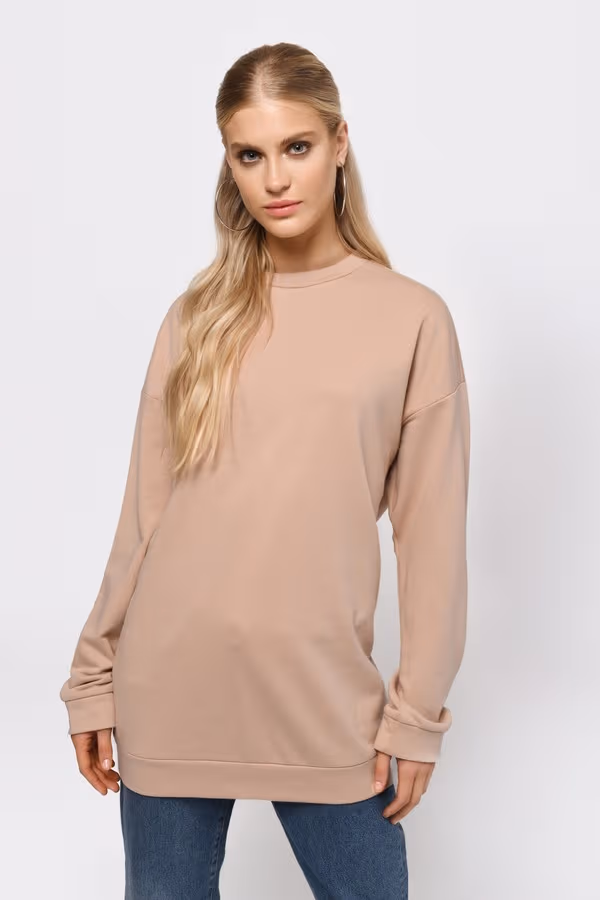 Don't Cross Me Oversized Sweater - Marsala