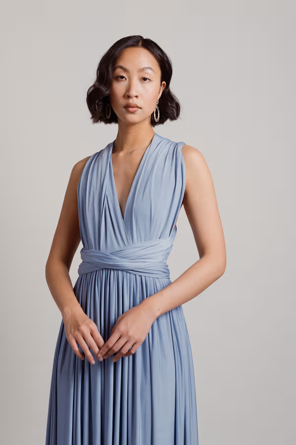 Make Magic Twist Tie Multiway Maxi Dress - Mauve