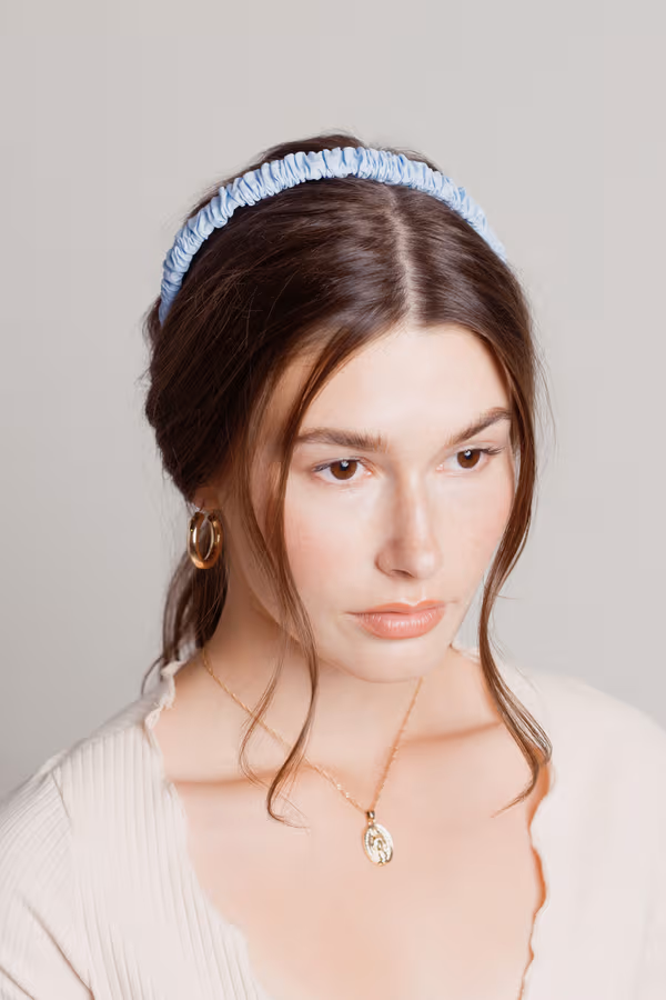 Lollipop Ruched Headband - Pink