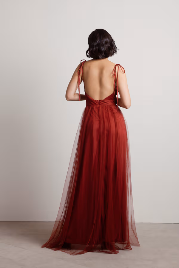 Slay The Night Deep V Double High Slit Maxi Dress - Black