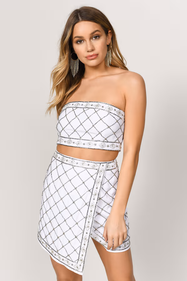 In The Moment Tube Top - White