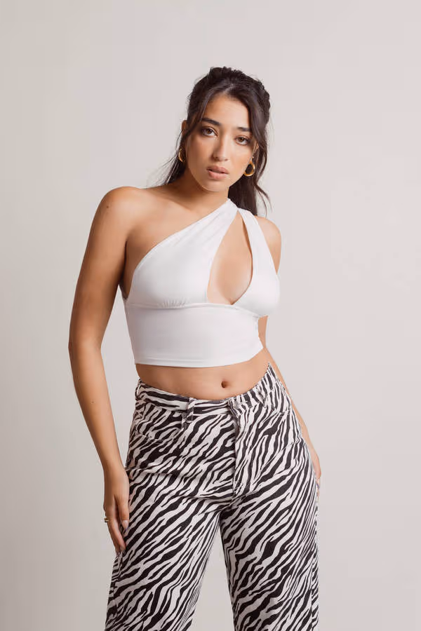 Give It Your All Crop Top - Ivory