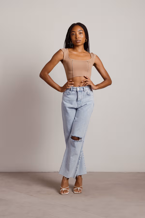 Not My Problem Tank Top - Brown