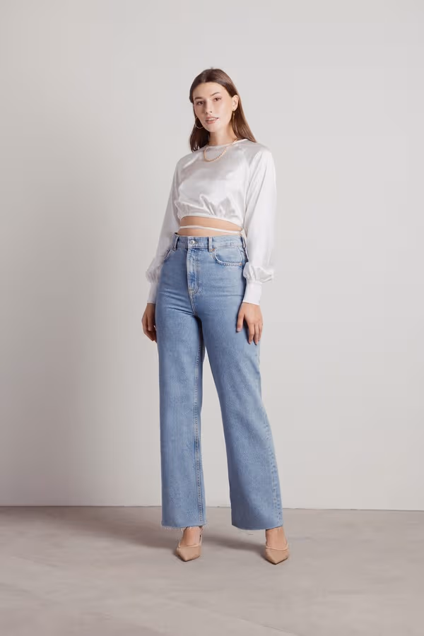 Swoon For You Crop Top - Off White