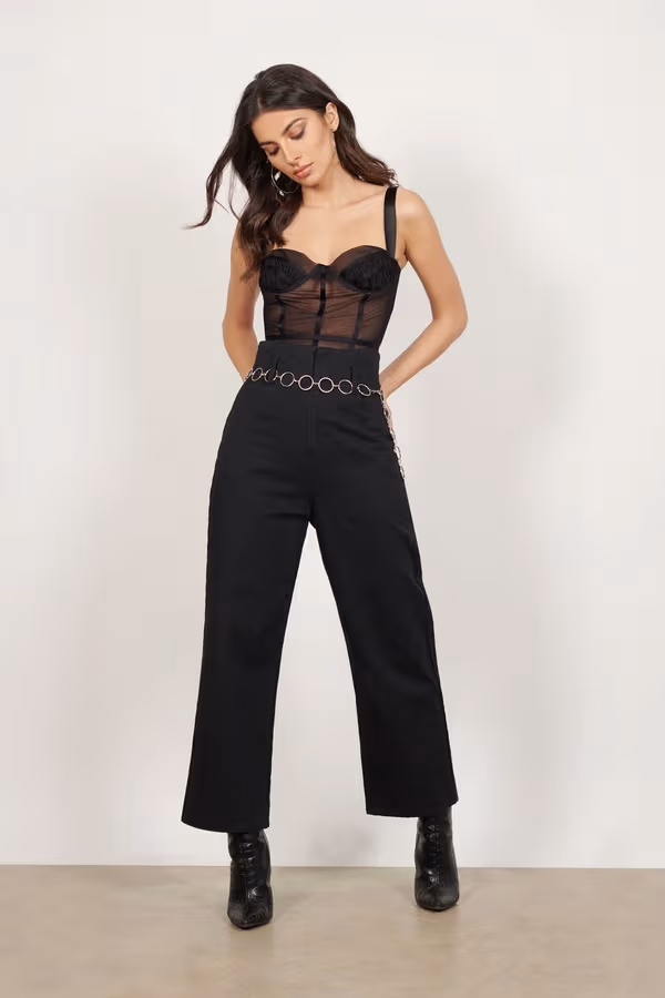 Right Again Corset Top - Black