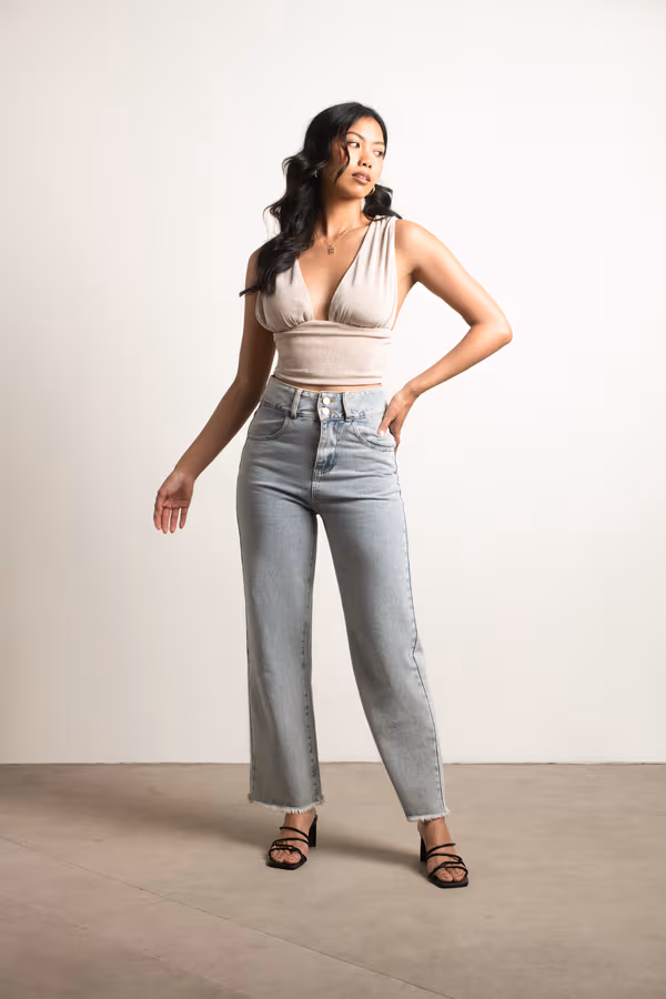 Dazed And Confused Crop Top - Green