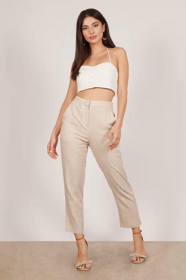 Tai Crop Top - White