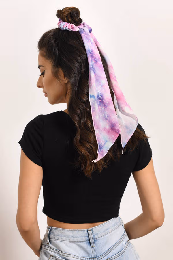 Galaxy Hair Wrap Scrunchie - Multi
