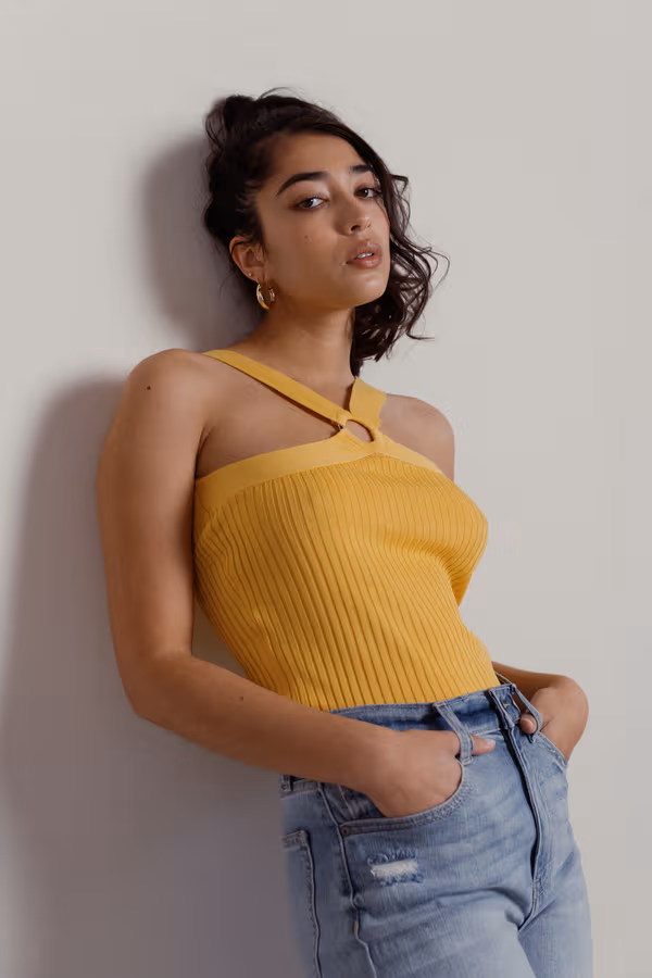 Sweet Honey Crop Top - Yellow