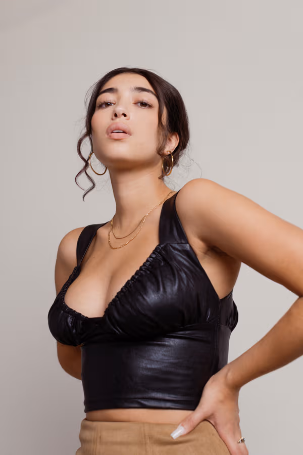 Adriel Crop Top - Black