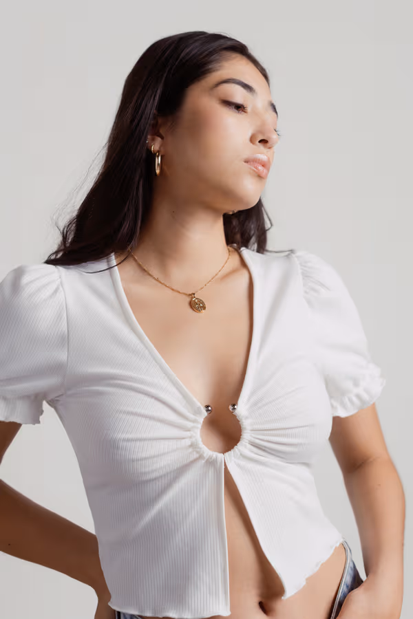 Cosmos Crop Top - Black