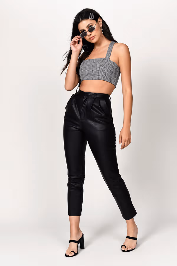 Fearless Crop Top - Black Multi