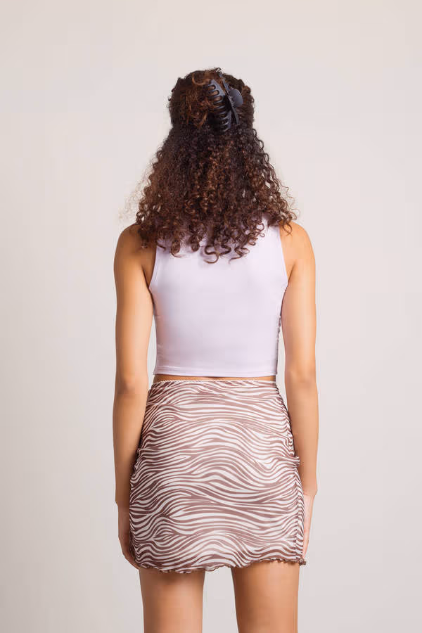 Tell Me It All Crop Top - Ivory