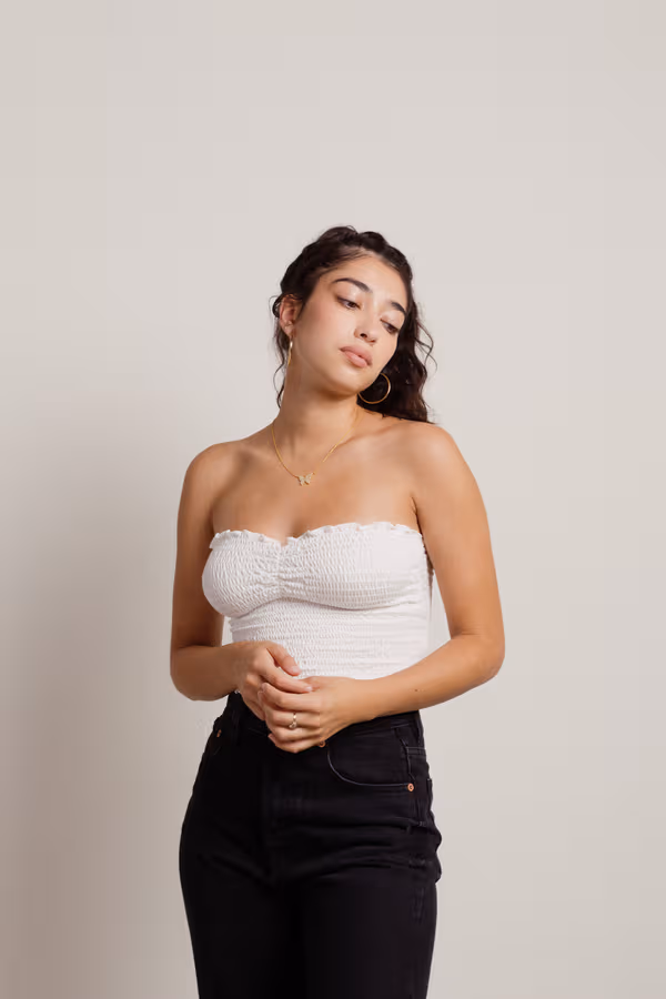 Mimi Tube Top - White