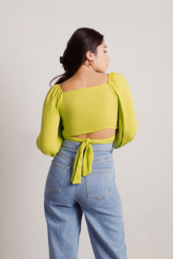 Move On Crop Top - Red Multi