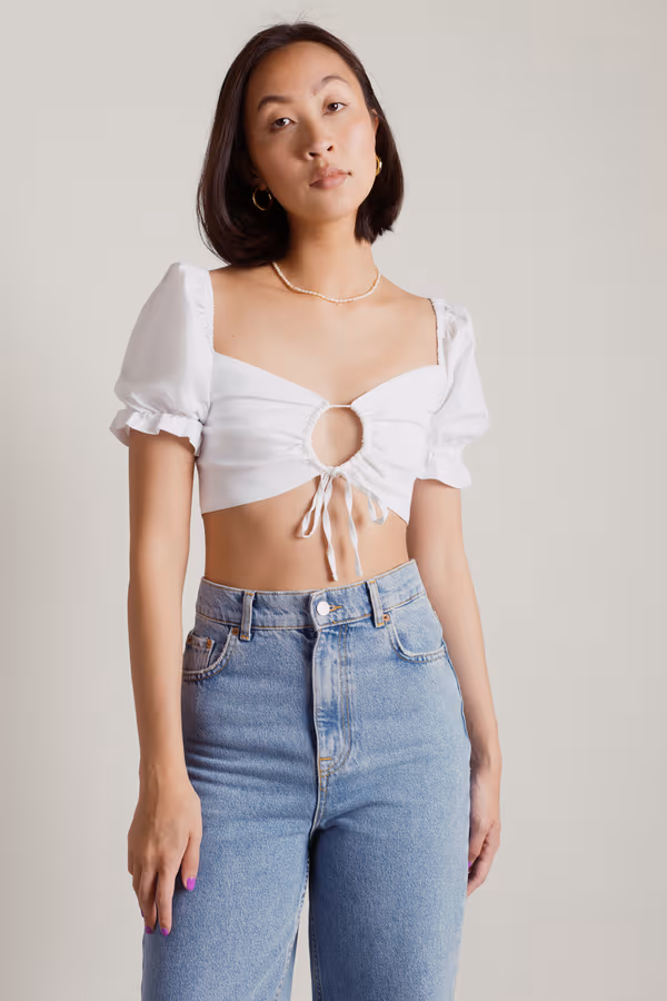 Leyla Crop Top - Black