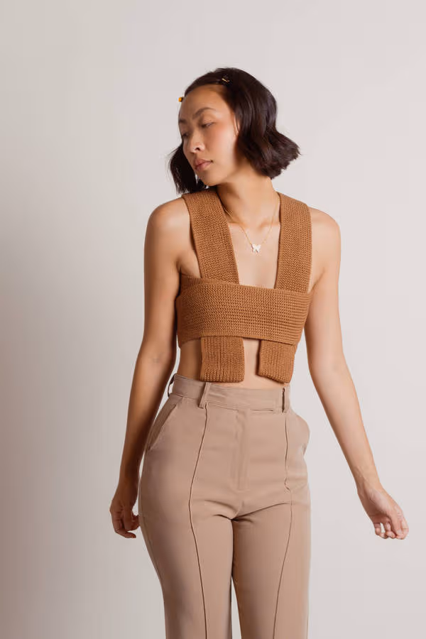 Meeko Crop Top - Kiwi Green