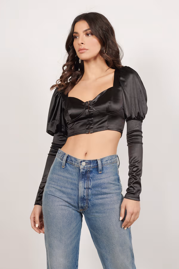 Juliette Bustier Top - Black