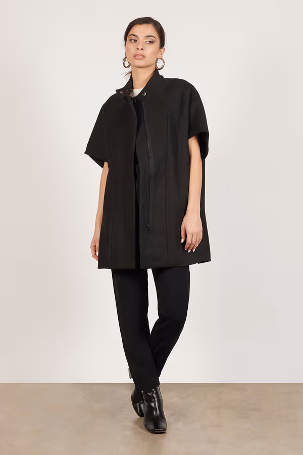 Madison Wool Coat - Black