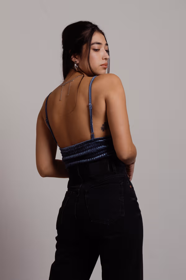 High Key Crop Top - Red