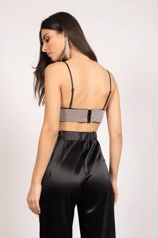 Liberated Crop Top - Black