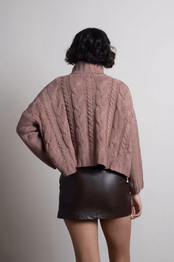 So Breezy Turtleneck Sweater - Ivory