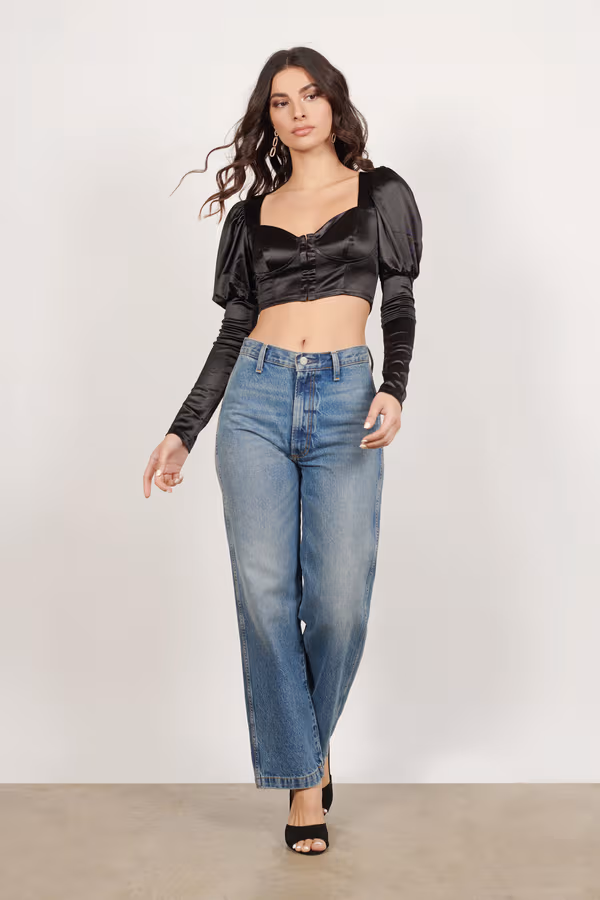 Juliette Bustier Top - Black