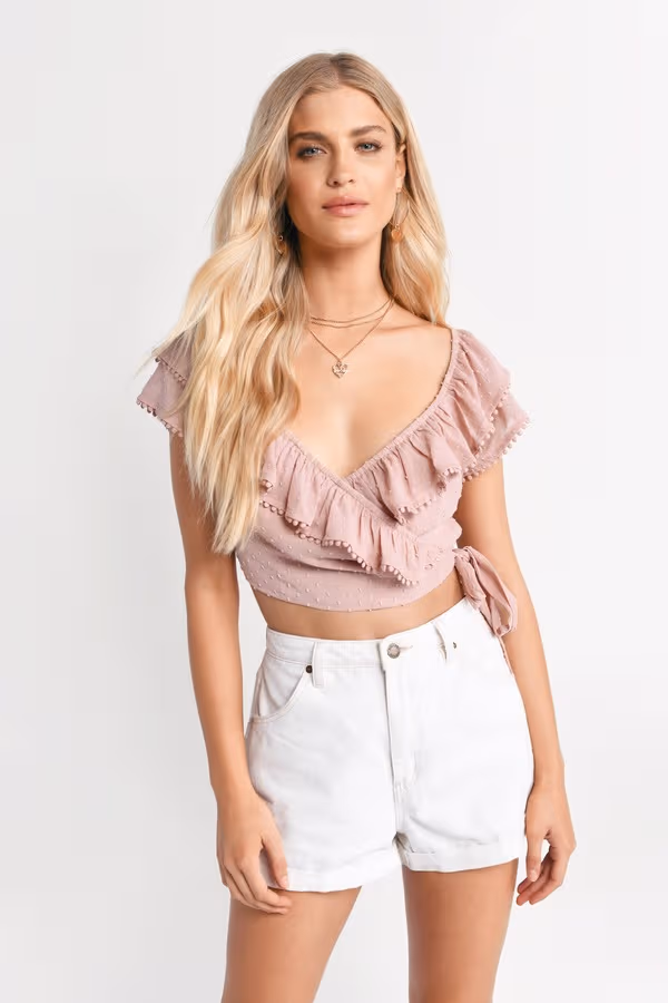 Morgan Crop Top - White