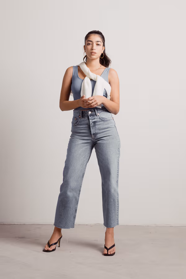 Eva Tank Top - Peri Blue