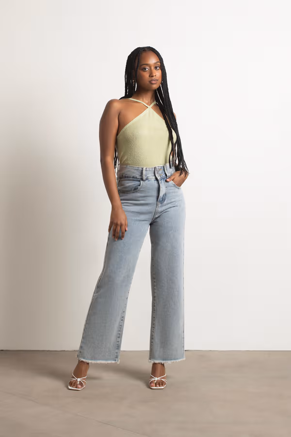 Karenina Halter Top - Light Green