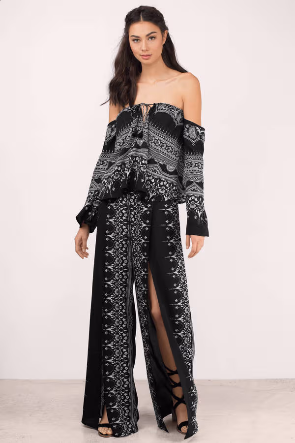 The Jetset Diaries Las Estrellas Crop Top - Estrellas Print