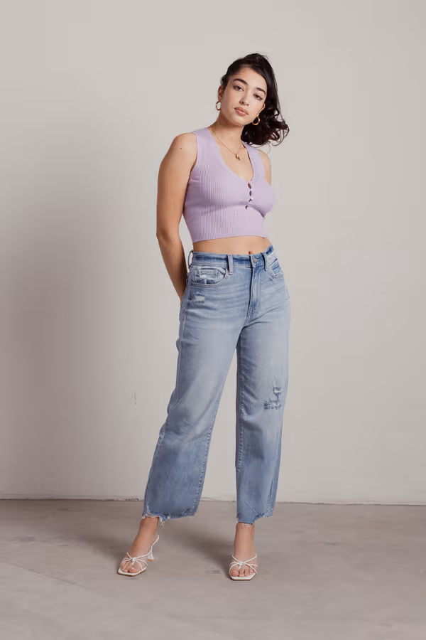 Running Errands Tank Top - Lavender