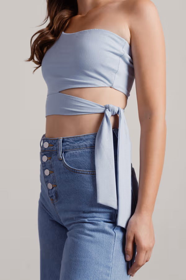 Ladies Night Crop Top - Black