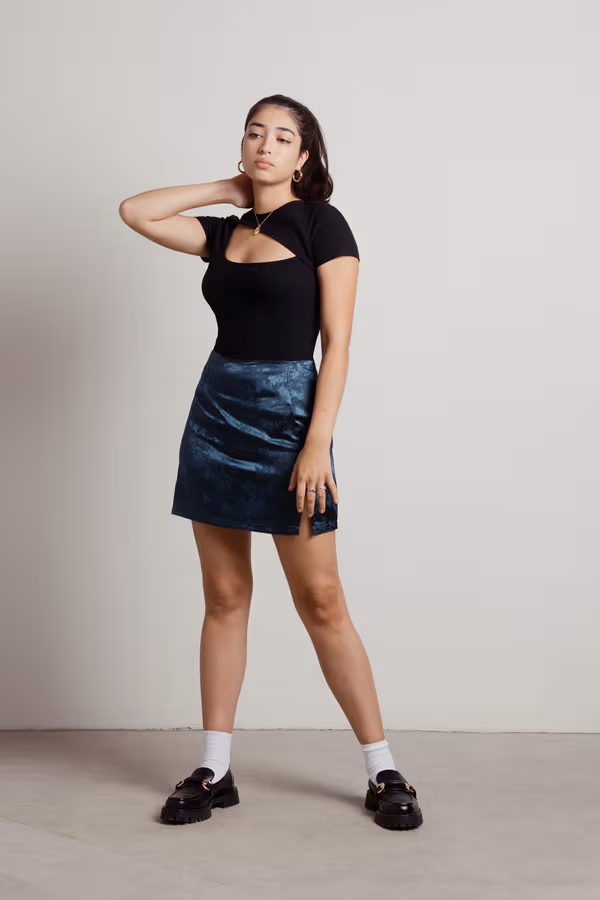 Belen Cutout Bodysuit - Black