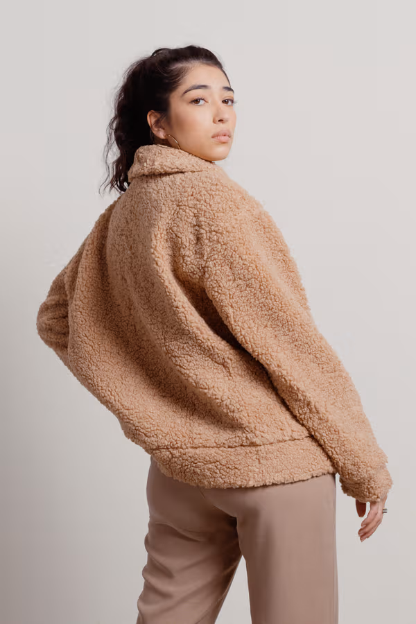 Rowan Sherpa Jacket - Ivory