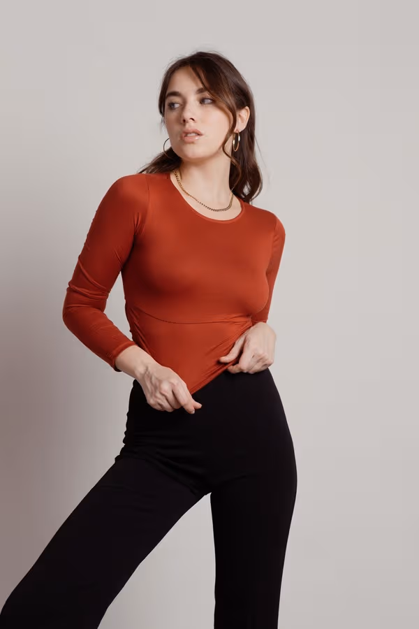 Bad Gal Crop Top - Red