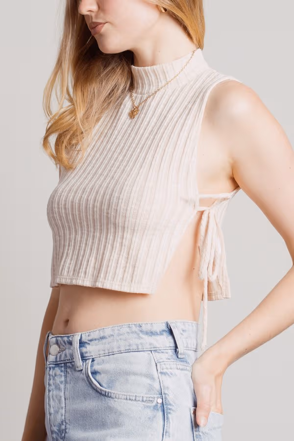 Can I Crop Top - Charcoal