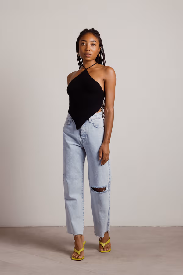 Celestine Crochet Top - Lime