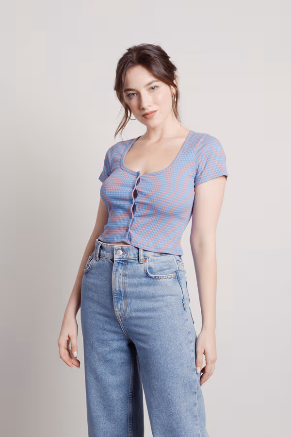Shelley Crop Top - Purple
