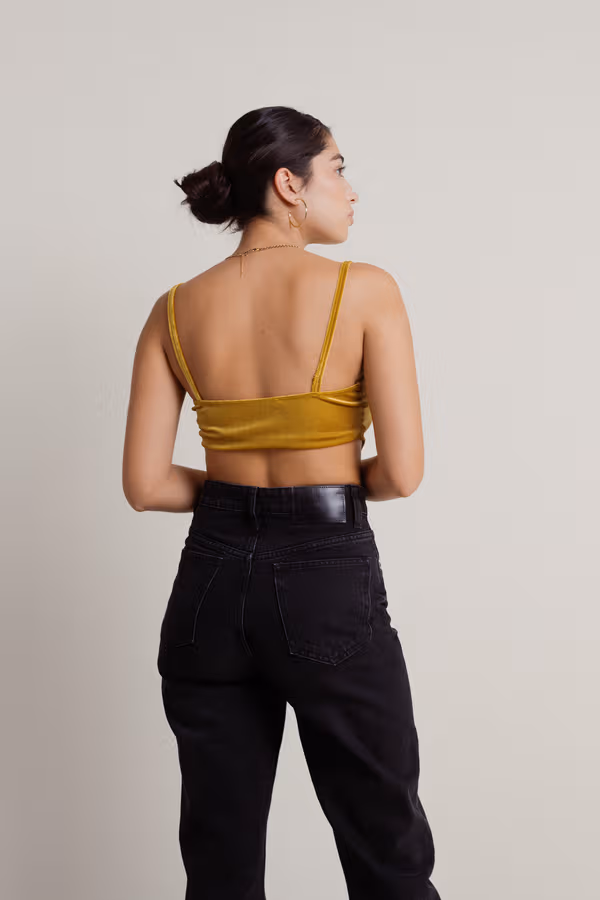 DeMun Crop Top - Gold