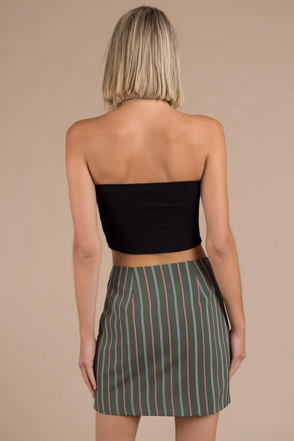 The Fifth Label Axial Stripe Mini Skirt - Multi