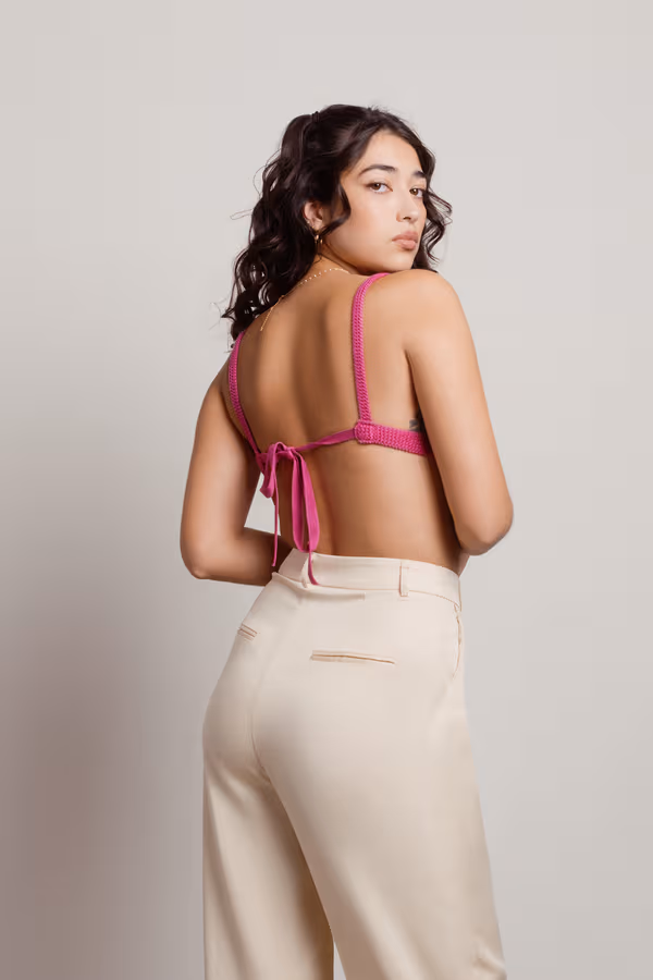 Jaded Crop Top - Tan