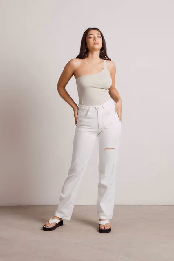 Iggy One Shoulder Top - Black