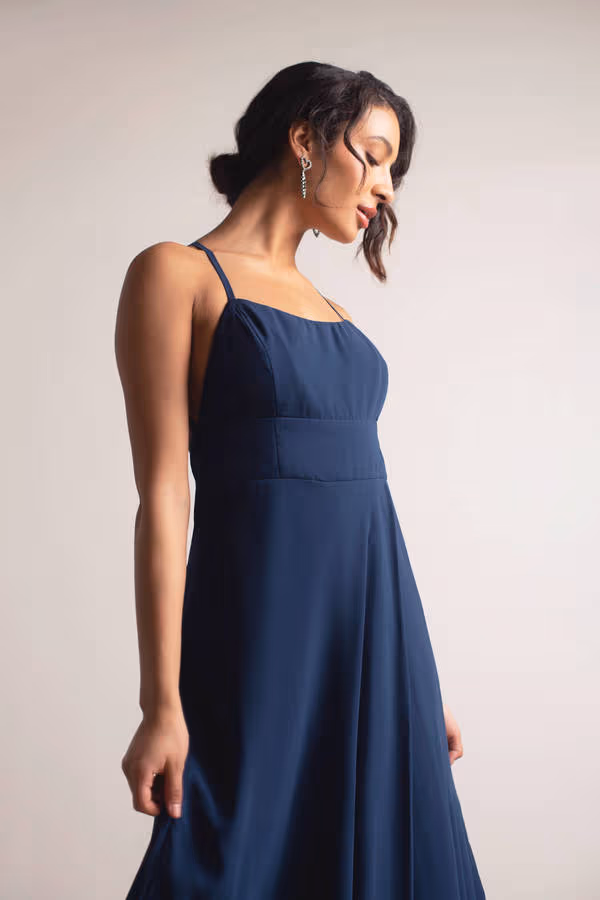 Know You Love Me High Slit Empire Maxi Dress - Emerald